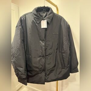 NWT  Bandier Classic Coaches Black Jacket